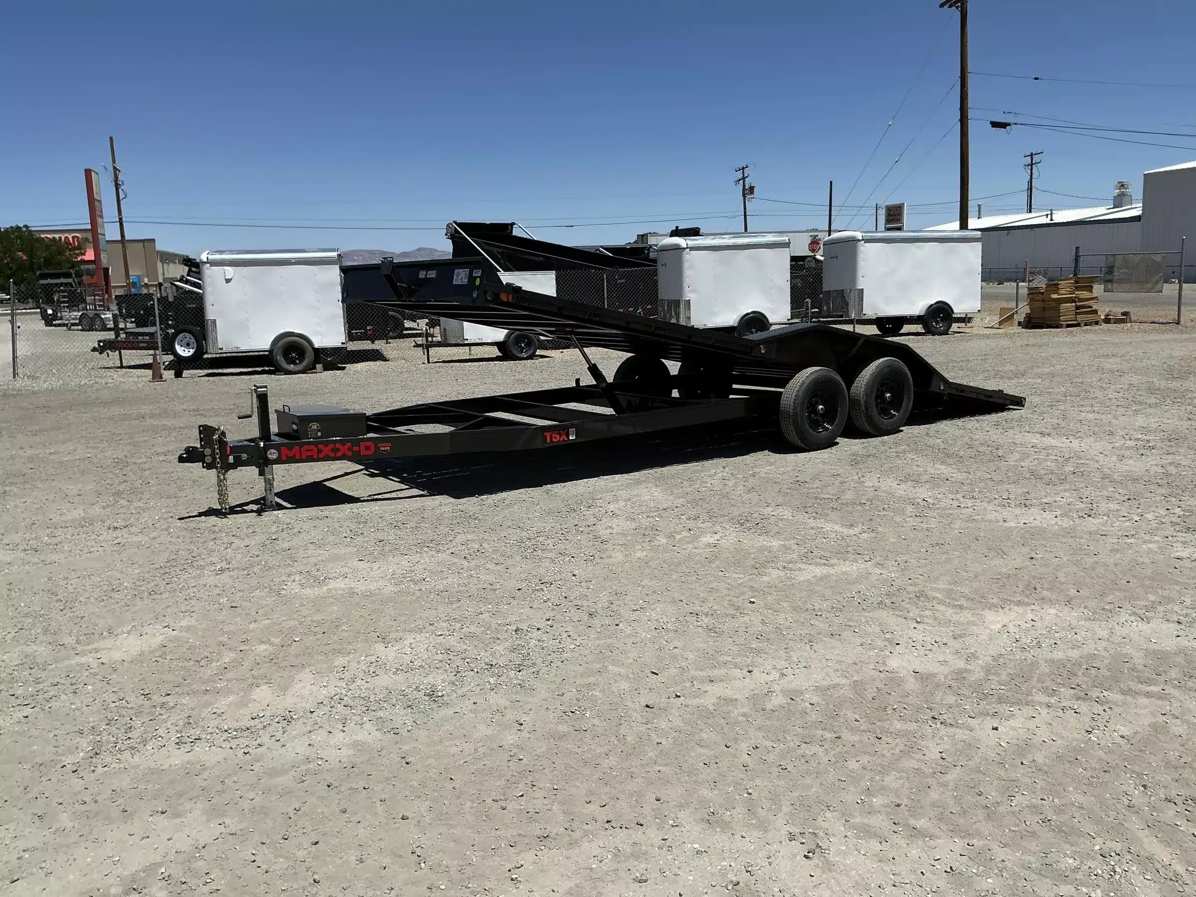 2026 MAXX-D T5X10222 22′ x 102″ 10K Power Tilt Car Hauler for Sale in Yerington & Carson City, NV | Stock #M126594