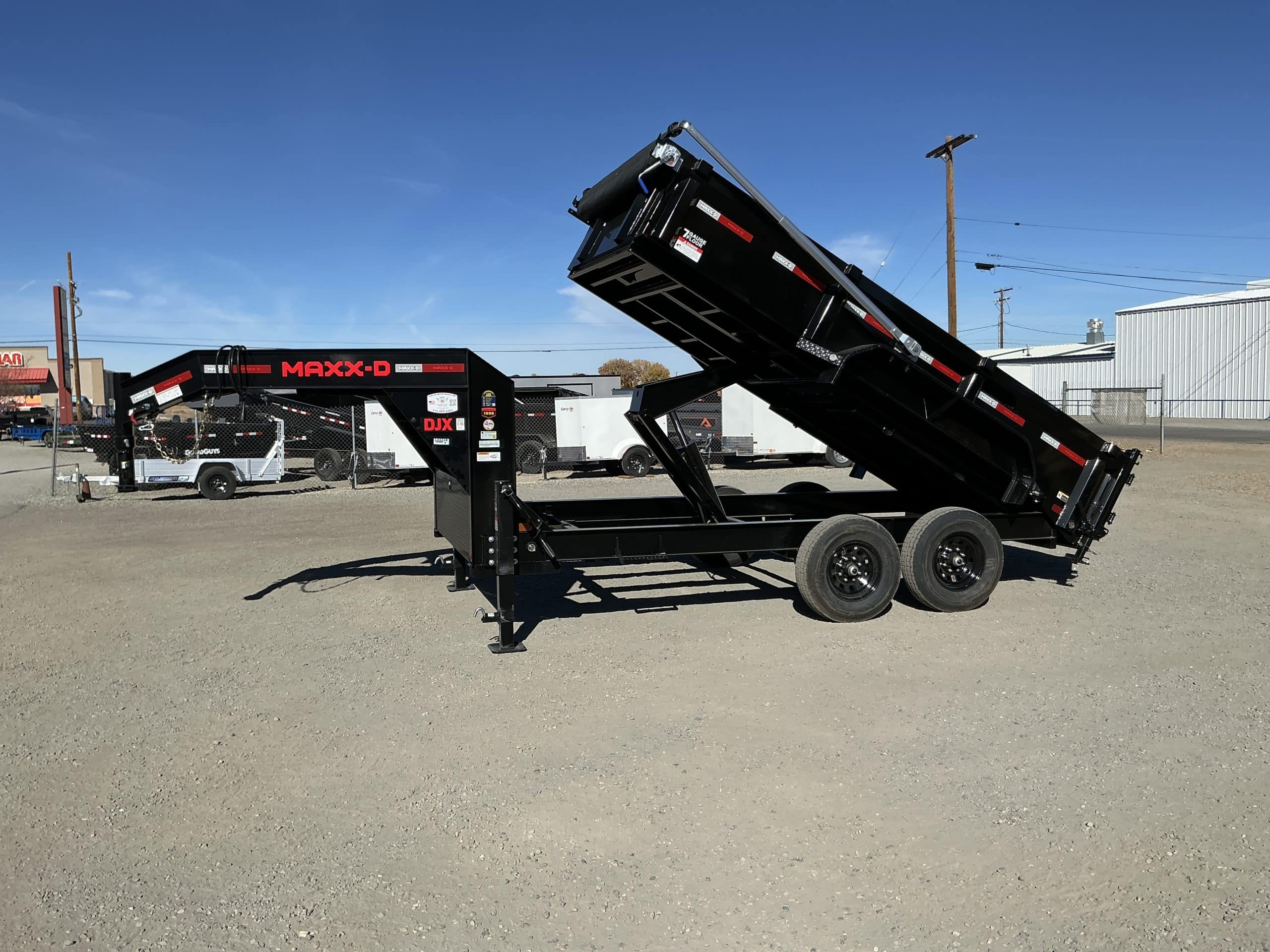 2026 Maxx-D 14′ x 83″ DJX I-Beam Gooseneck Dump Trailer
